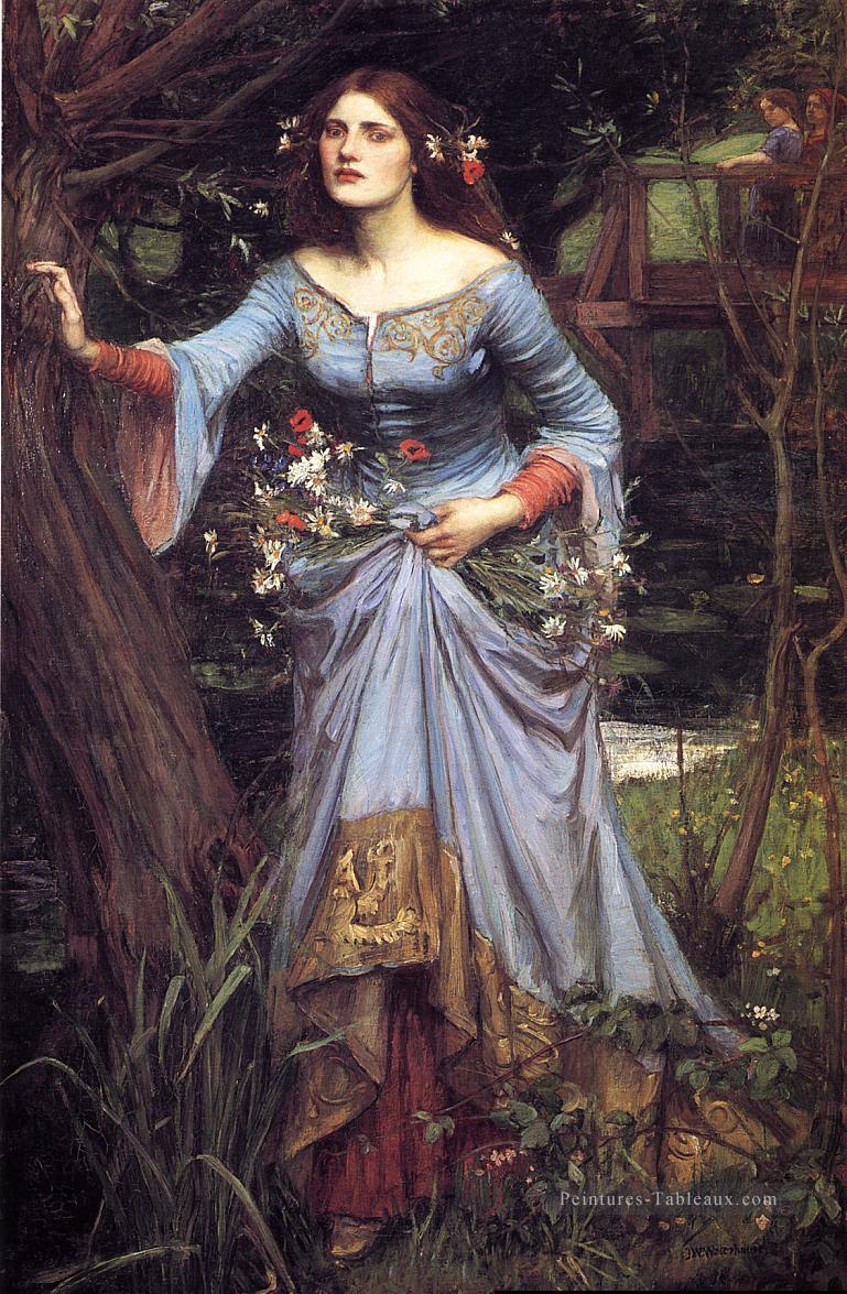 Ophelia femme grecque John William Waterhouse Peintures à l'huile
